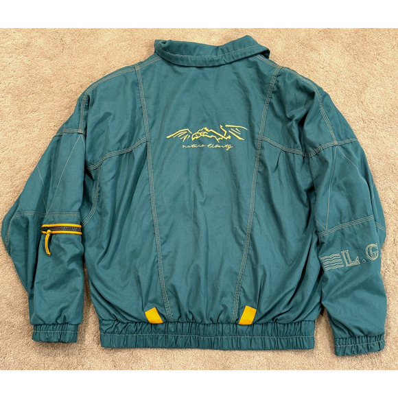 Vintage Lucien Garson Jacket 80's Chic Womens Oversized Size L Shoulder Pads - Picture 2 of 12